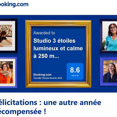Studio 3 Etoiles Lumineux Et Calme A 250 M De La Plage 메르레뱅 외부 사진